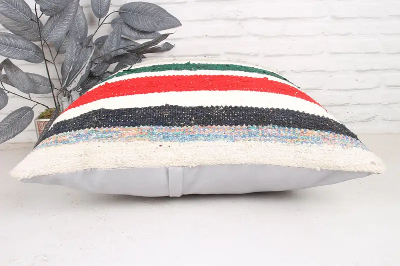 Bench Cushion, Boho Pillow, Outdoor Patio Cushion Cover, Cushion, Vintage Cushion Cover, 24x24 White Cushion, Antique Pillows, Turkish Pillow - 5