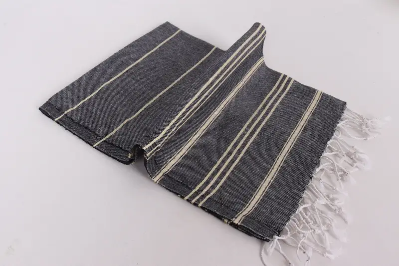 Wedding Favors, Monogram Hand Towel, Monogram Turkish Bath Towel, Turkish Hand Towel, Gift For Bride, 40x24 Cotton Striped Towel, Best Wedding Gift - 6