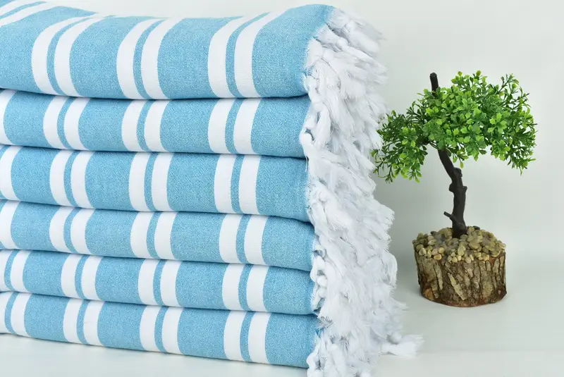 Home Decor Gifts, Turkish Beach Towel Personalized, 68x36 Cotton Striped Terry Towel, Best Friend Gift, Bridesmaid Gifts, Best Friend Gift Ideas - 3