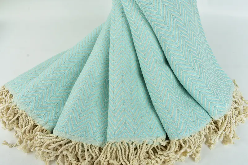 Holiday Towel, 70x40 Cotton Zig zag Towel, Valentines Gift, Personalized Wedding Gift, Soft towel, Custom Towel, Turkish bath towel for spa - 4