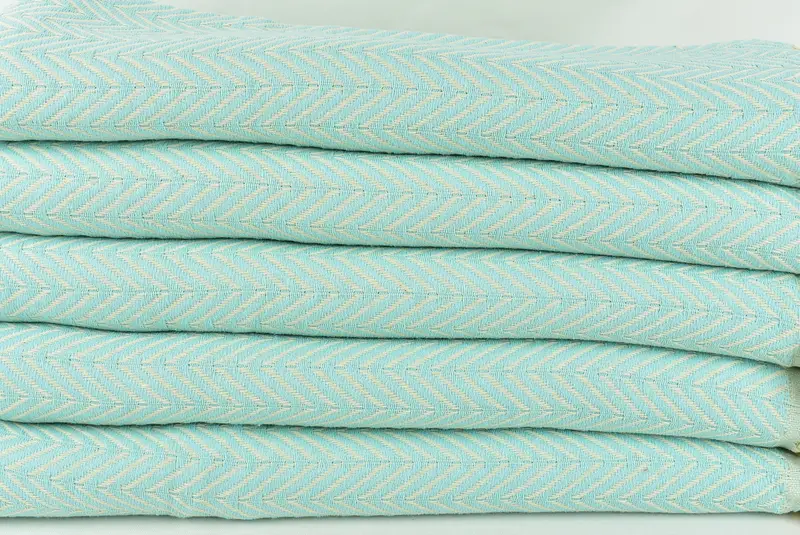 Holiday Towel, 70x40 Cotton Zig zag Towel, Valentines Gift, Personalized Wedding Gift, Soft towel, Custom Towel, Turkish bath towel for spa - 2