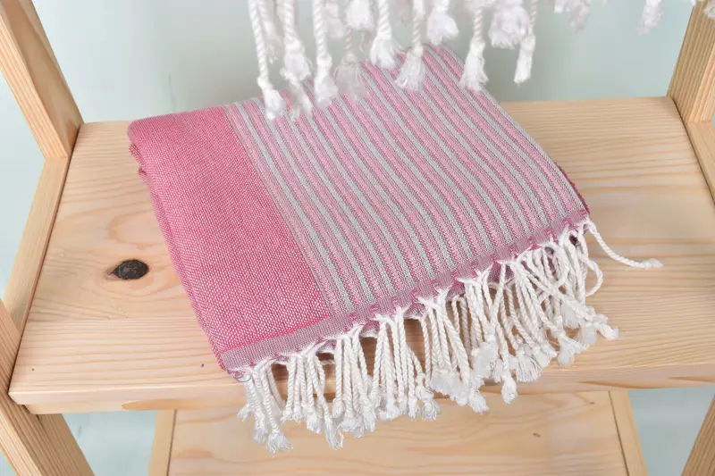 Custom Gift, Mexico Bachelorette Party Gifts, Employee Gifts, 70x36 Cotton Striped Towel, Peshtemal Towel USA, Travel towel, Wedding Favors - 5