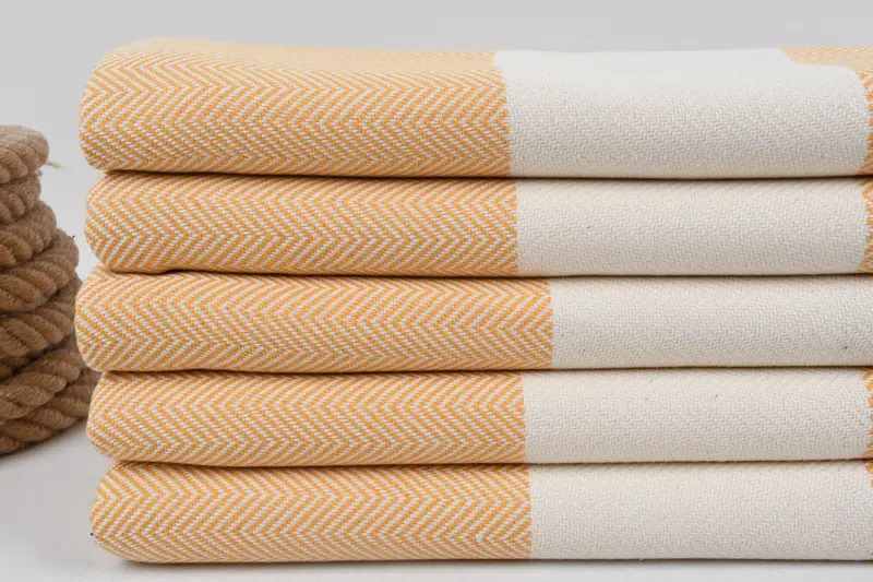 Monogram Turkish Towel, Sand-resistant towel, Girls Weekend Getaways Ideas, 70x40 Cotton Herringbone Towel, Wedding Favors, Valentines Day Gift - 2