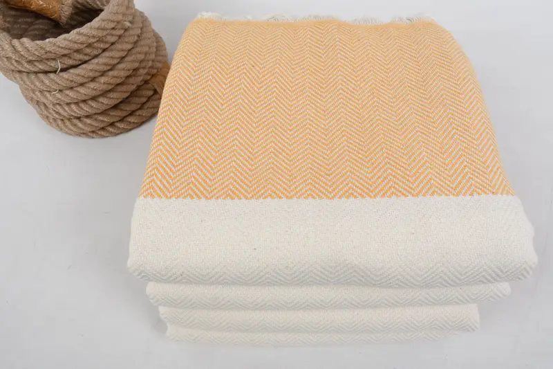 Monogram Turkish Towel, Sand-resistant towel, Girls Weekend Getaways Ideas, 70x40 Cotton Herringbone Towel, Wedding Favors, Valentines Day Gift - 4