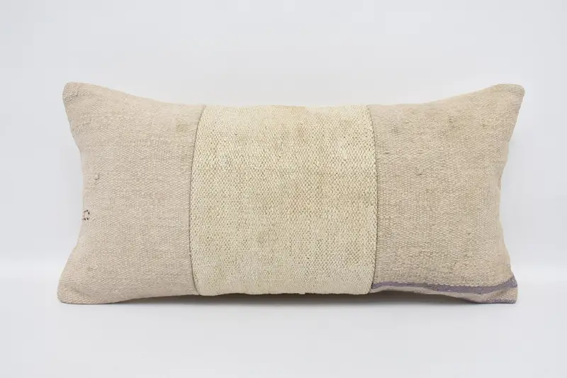 Kissenbezug, antik, 30 x 60 cm, Designer-Kissenbezug in Beige - 1
