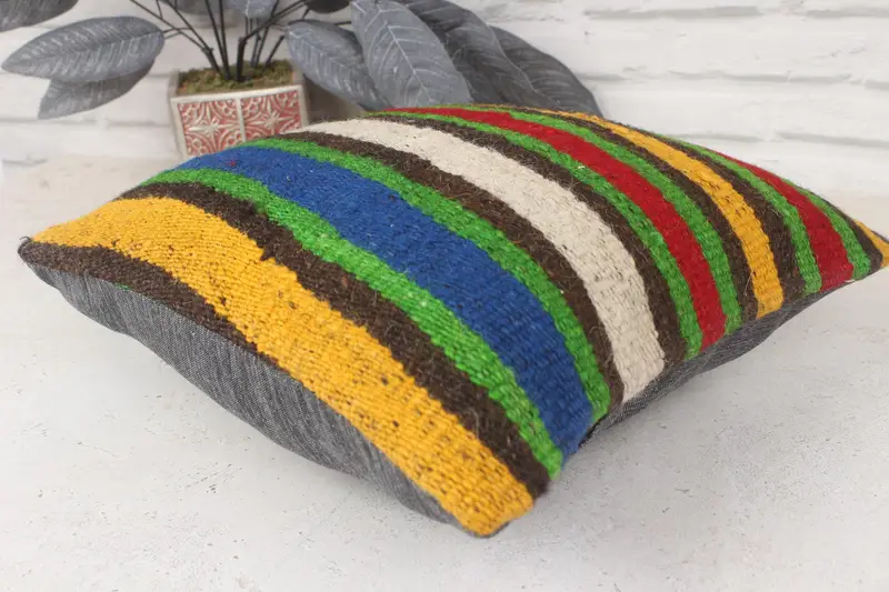 Pillow Sham, Aesthetic Pillow Cover, 14x14 Green Cushion Cover, Interior Designer Pillow, Home Decor Pillow, Armchair Cushion Cover, Boho Pillow - 6