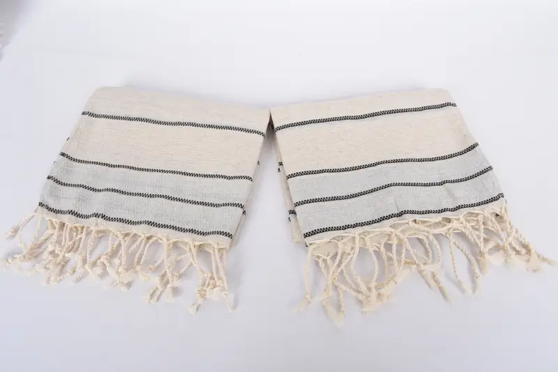 Personalized Kitchen Towel, 40x20 Linen Striped Towel, Kitchen Towel, Bridesmaid Towel, Personalized Gift, Gift For Her, Best Friend Christmas Gift - 6