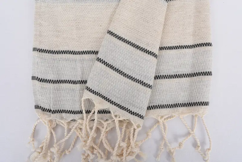 Personalized Kitchen Towel, 40x20 Linen Striped Towel, Kitchen Towel, Bridesmaid Towel, Personalized Gift, Gift For Her, Best Friend Christmas Gift - 8