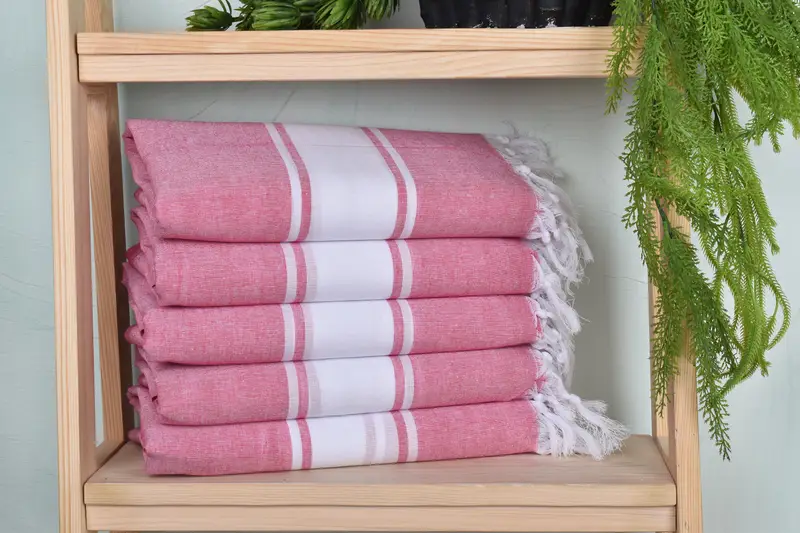 Fouta towel, Valentines Day Gift Idea, Bachelorette Beach Towel, Bachelorette Gifts, Bachelorette Towel, Wedding Gift, 70x40 Cotton Striped Towel - 1