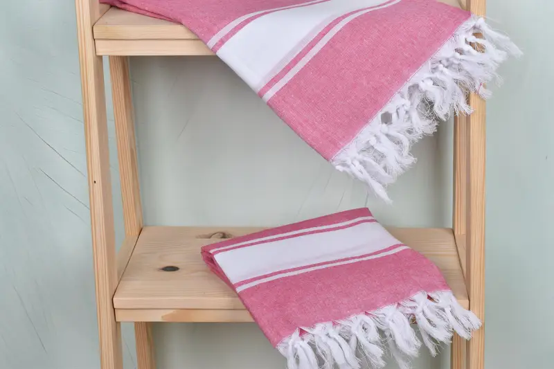 Fouta towel, Valentines Day Gift Idea, Bachelorette Beach Towel, Bachelorette Gifts, Bachelorette Towel, Wedding Gift, 70x40 Cotton Striped Towel - 5