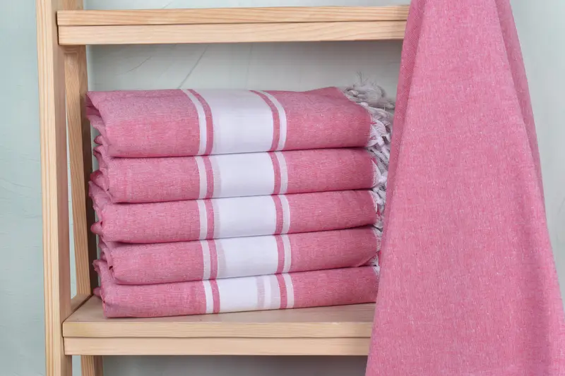 Fouta towel, Valentines Day Gift Idea, Bachelorette Beach Towel, Bachelorette Gifts, Bachelorette Towel, Wedding Gift, 70x40 Cotton Striped Towel - 2