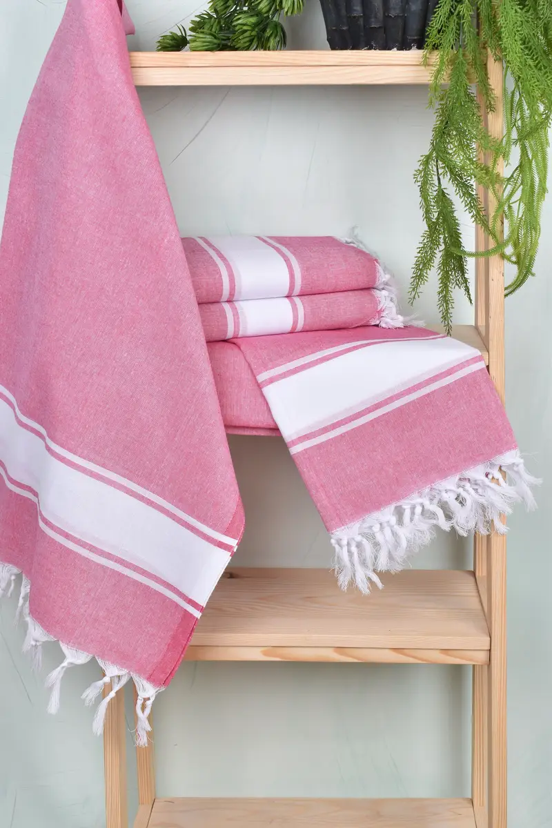 Fouta towel, Valentines Day Gift Idea, Bachelorette Beach Towel, Bachelorette Gifts, Bachelorette Towel, Wedding Gift, 70x40 Cotton Striped Towel - 6