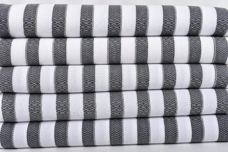 Personalized Gift, 70x36 Cotton Striped Towel, Cotton towel, Organic cotton peshtemal for spa and beach, Bachelorette Party Favor, Luxury towel - 2