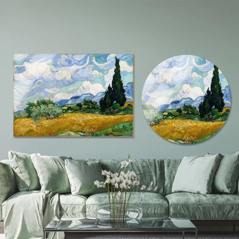 Zarif Van Gogh Manzara Kanvası: Doğanın Huzuru Serbest Bırakıldı