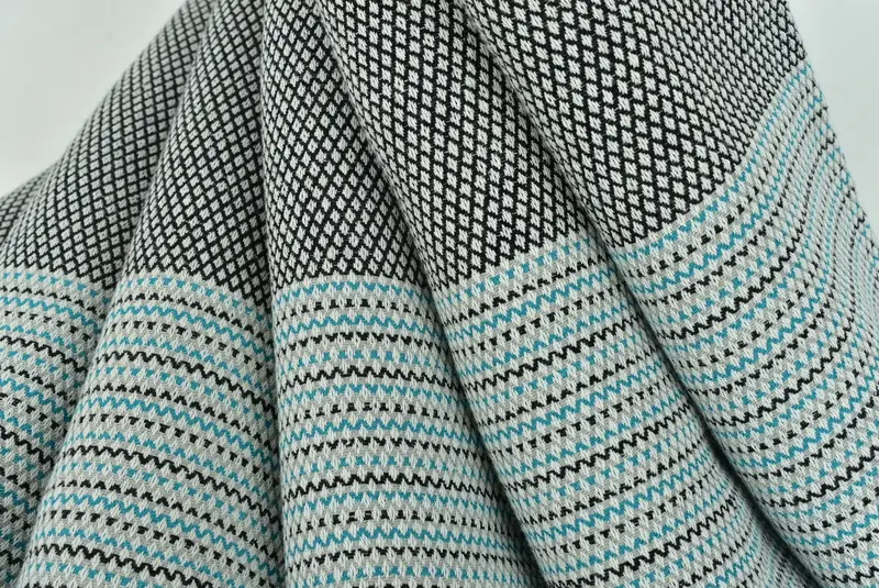 Custom Wedding Gift, Gift For Bride, Organic Beach Towel, 64x40 Cotton Striped Towel, Sand-resistant towel, Organic towel, Beach Size Towel - 5