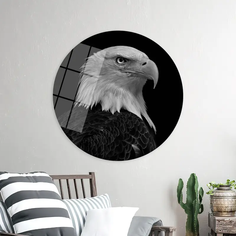 Elegant Majestic Bald Eagle Loft Canvas Print - Artistic Decor