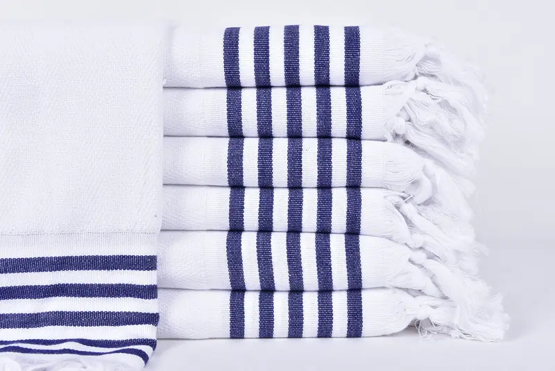 70x40 Cotton Striped Towel, Gifts For Him, Personalized Gifts, Bride Gift, Custom Turkish Towel, Organic Cotton Towel, Bachelorette Party Gift - 2