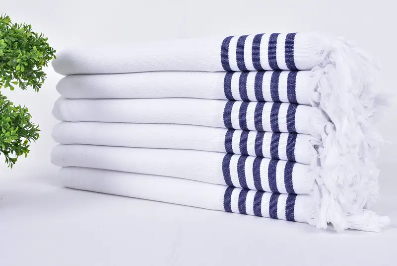 70x40 Cotton Striped Towel, Gifts For Him, Personalized Gifts, Bride Gift, Custom Turkish Towel, Organic Cotton Towel, Bachelorette Party Gift - 4