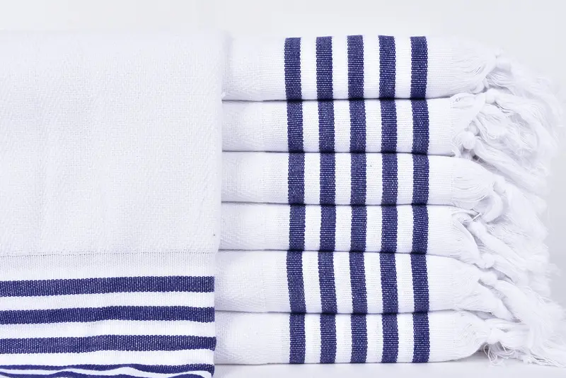 70x40 Cotton Striped Towel, Gifts For Him, Personalized Gifts, Bride Gift, Custom Turkish Towel, Organic Cotton Towel, Bachelorette Party Gift - 1
