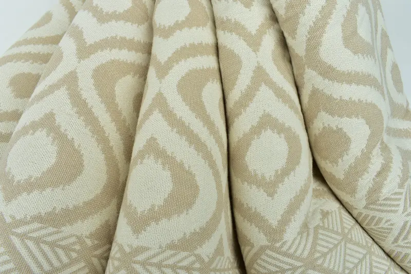 Monogram Beach Blanket, Organic Beach Blanket, Throw Blanket, 68x50 Cotton Diamond Towel, Bridal Party Gifts, Wedding Favors, Personalized Gifts - 6