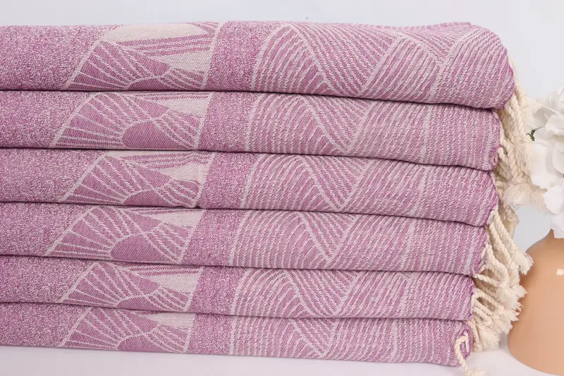 Personalized Kitchen Towel, Turkish Towel Hand Towel, Small Bath Towels, 36x18 Cotton Striped Design Towel, Anniversary Gift For Her, Gifts For Him - 4