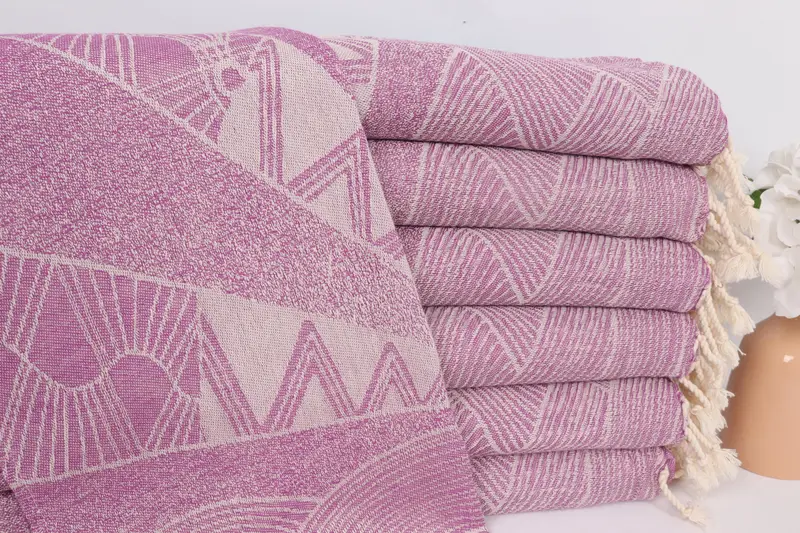 Personalized Kitchen Towel, Turkish Towel Hand Towel, Small Bath Towels, 36x18 Cotton Striped Design Towel, Anniversary Gift For Her, Gifts For Him - 2
