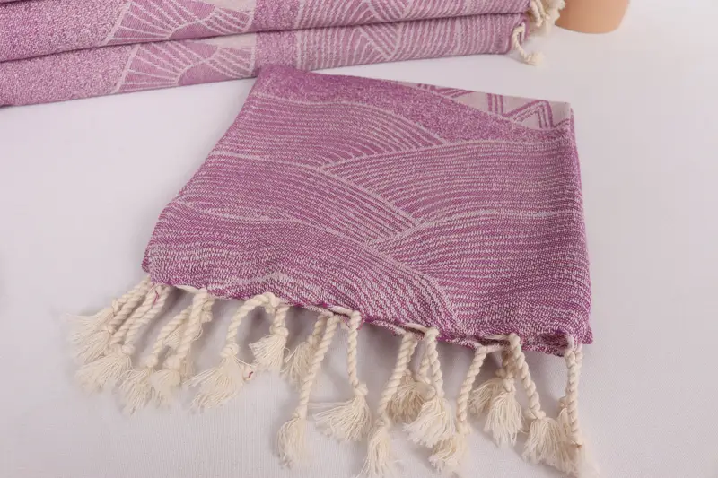 Personalized Kitchen Towel, Turkish Towel Hand Towel, Small Bath Towels, 36x18 Cotton Striped Design Towel, Anniversary Gift For Her, Gifts For Him - 6