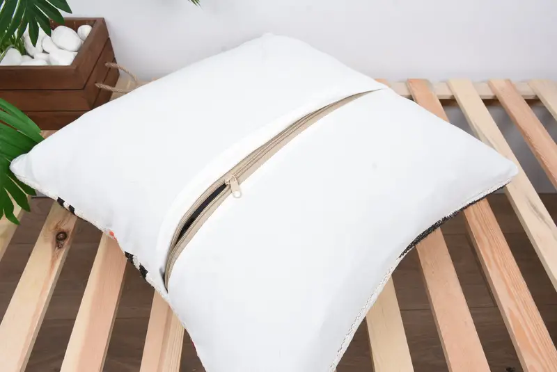 Oriental Cushion, Home Decor Pillow, Interior Designer Pillow, 20x20 White Cushion Case, Pillow Sham, Boho Pillow Sham Cover, Armchair Cushion - 8