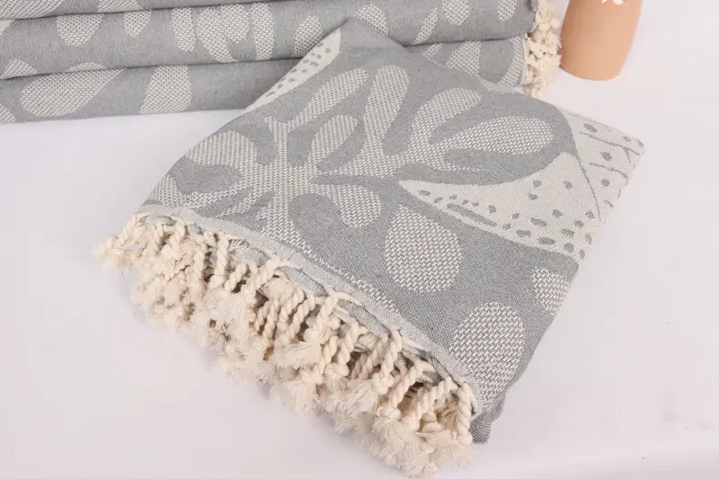 Halloween Blanket, Bridal Shower Gift, Gift For Best Friend, Personalized Blanket, Decorative Blanket, 100x92 Cotton Whale Design Towel - 6