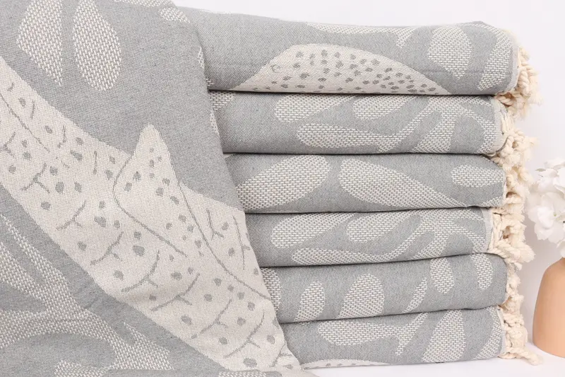Halloween Blanket, Bridal Shower Gift, Gift For Best Friend, Personalized Blanket, Decorative Blanket, 100x92 Cotton Whale Design Towel - 2