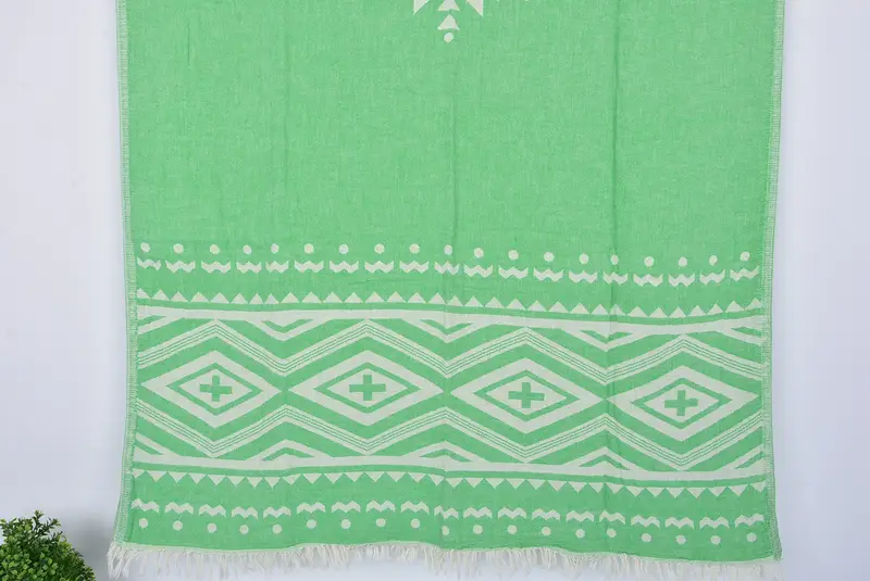 Turkish Towel USA, Turkish hand towel, 70x36 Cotton Plus Design Towel, Quick-dry towel, Scarf Towel, Summer Gift Ideas, Valentines Day Gift Idea - 7