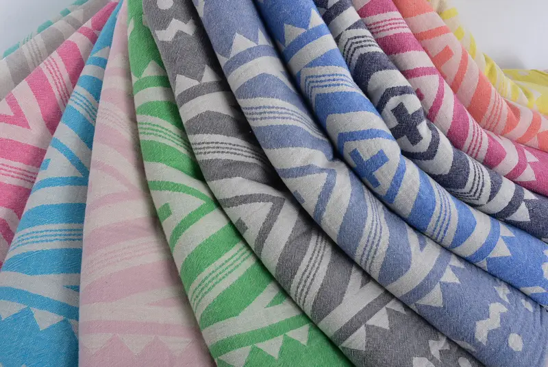 Turkish Towel USA, Turkish hand towel, 70x36 Cotton Plus Design Towel, Quick-dry towel, Scarf Towel, Summer Gift Ideas, Valentines Day Gift Idea - 5