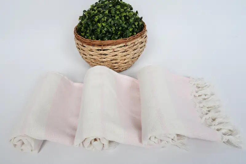 Monogram Mutfak Havlu, Organik Çay Havlusu, Banyo El Havlusu, 36x18 Pamuklu Çizgili Havlu, Özel El Havlusu, Kişiselleştirilmiş Hediyeler, Seyahat Havlusu - 8