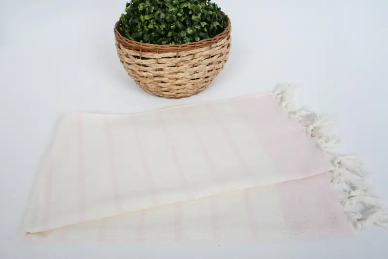 Monogram Mutfak Havlu, Organik Çay Havlusu, Banyo El Havlusu, 36x18 Pamuklu Çizgili Havlu, Özel El Havlusu, Kişiselleştirilmiş Hediyeler, Seyahat Havlusu - 4