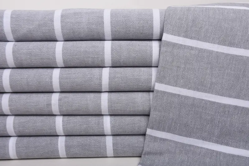 Unique Wedding Gift, Bridal Shower Favors, 70x36 Cotton Striped Towel, Wedding Gift Ideas, Bachelorette Party Gifts Bridesmaids, Quick-dry towel - 2