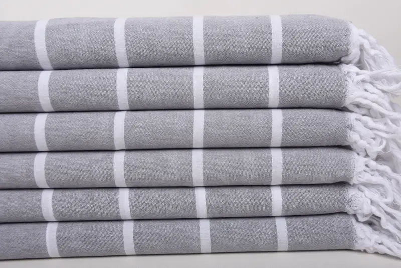 Unique Wedding Gift, Bridal Shower Favors, 70x36 Cotton Striped Towel, Wedding Gift Ideas, Bachelorette Party Gifts Bridesmaids, Quick-dry towel - 3