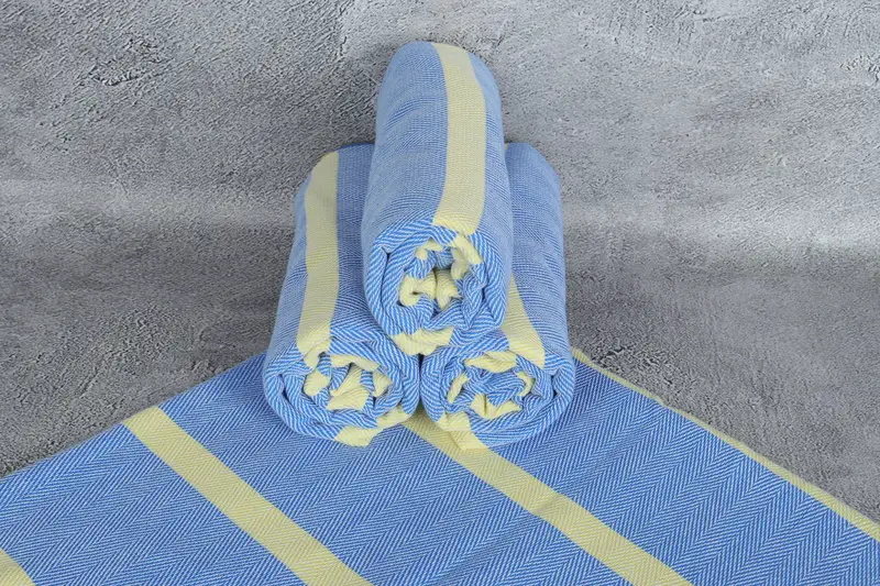 Embroidered Turkish Towel, Beach Towel Bulk, Personalized Beach Towel, Embroidered Towel, 68x36 Cotton Chevron Towel, Boyfriend Christmas Gift - 7
