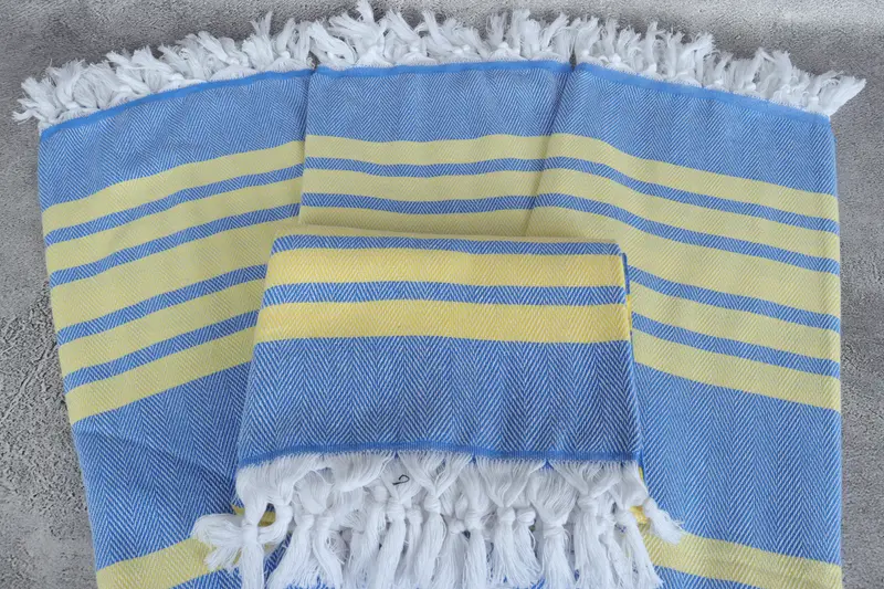 Embroidered Turkish Towel, Beach Towel Bulk, Personalized Beach Towel, Embroidered Towel, 68x36 Cotton Chevron Towel, Boyfriend Christmas Gift - 4