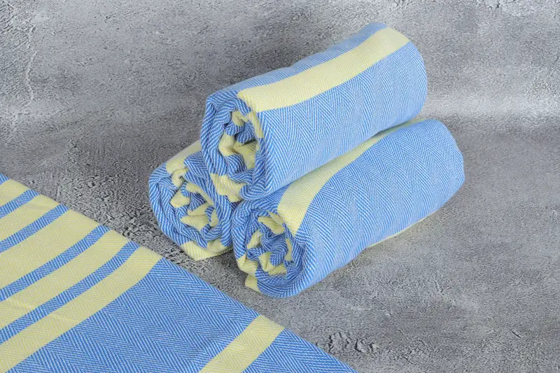 Embroidered Turkish Towel, Beach Towel Bulk, Personalized Beach Towel, Embroidered Towel, 68x36 Cotton Chevron Towel, Boyfriend Christmas Gift - 8