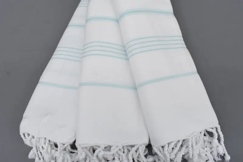 Lightweight Turkish towel, Large Turkish Towel, Housewarming Gift, 70x40 Cotton Striped Towel, Bachelorette Party Gifts Bridesmaids, Bride Gift - 3