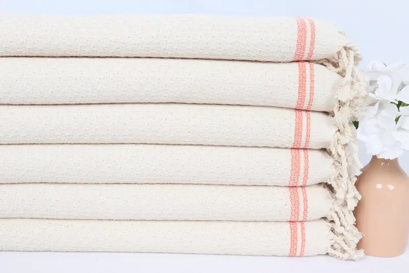 Beach Theme Wedding Gift, Personalized Gifts, Personalized Gift, Wedding Day Gift For Bride, Wedding Favors, Guest Towel, 38x18 Cotton Striped Towel - 3