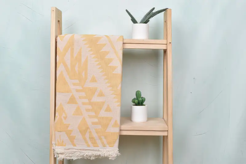 Absorbent Turkish towel, Custom Gift, Summer Towel, 76x40 Cotton Geometric Towel, Oversized Beach Towel, Bachelorette Party Favor, Organic towel - 1