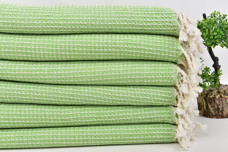 Holiday Towel, 68x36 Cotton Waffle Towel, Gift For Him, Personalized Towel, Best Friend Christmas Gift, Sand-Resistant Peshtemal, Turkish hand towel - 3