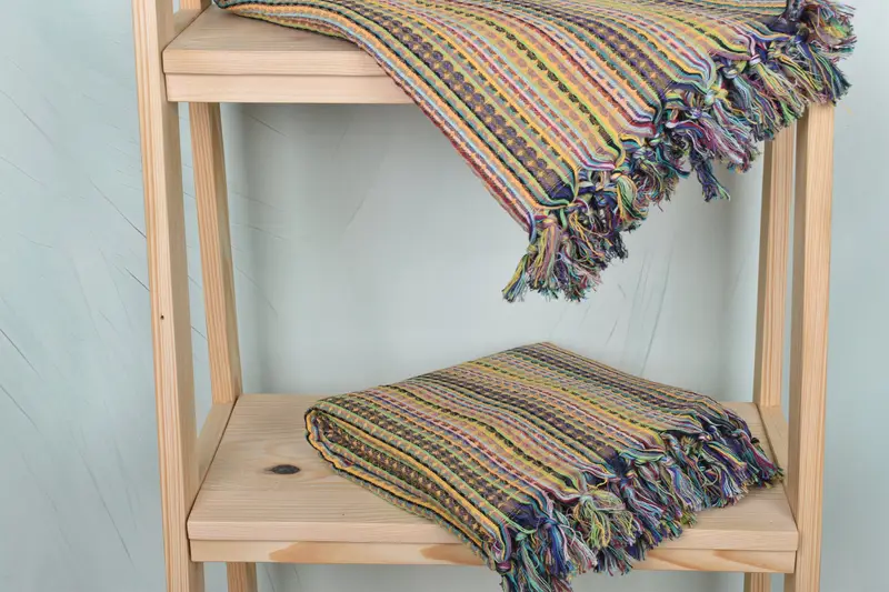 Handmade Turkish bath towel for summer vacation, 70x40 Cotton Waffle Towel, Handmade Gift, Cotton towel, Birthday Gift, Personalized Turkish Towel - 5