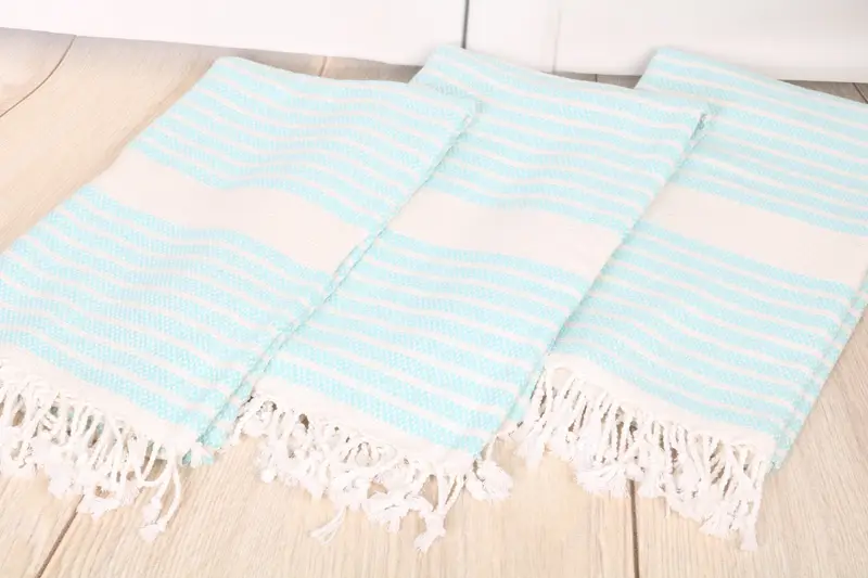 Bachelor Gifts, Absorbent towel, Spa Towel, Valentines Day Gift Idea, Housewarming Gift, 70x40 Cotton Striped Towel, Monogrammed Beach Towel - 6