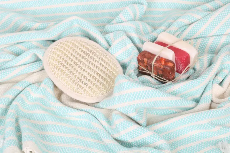 Bachelor Gifts, Absorbent towel, Spa Towel, Valentines Day Gift Idea, Housewarming Gift, 70x40 Cotton Striped Towel, Monogrammed Beach Towel - 7