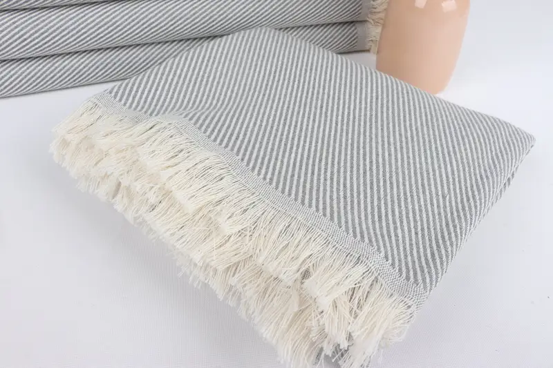 Custom Gift, Gym Towel, Lightweight quick-dry peshtemal towel for travel, Gifts For Him, 70x36 Cotton Striped Towel, Summer Gift, Personalize Gift - 4