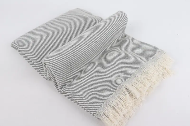 Custom Gift, Gym Towel, Lightweight quick-dry peshtemal towel for travel, Gifts For Him, 70x36 Cotton Striped Towel, Summer Gift, Personalize Gift - 6
