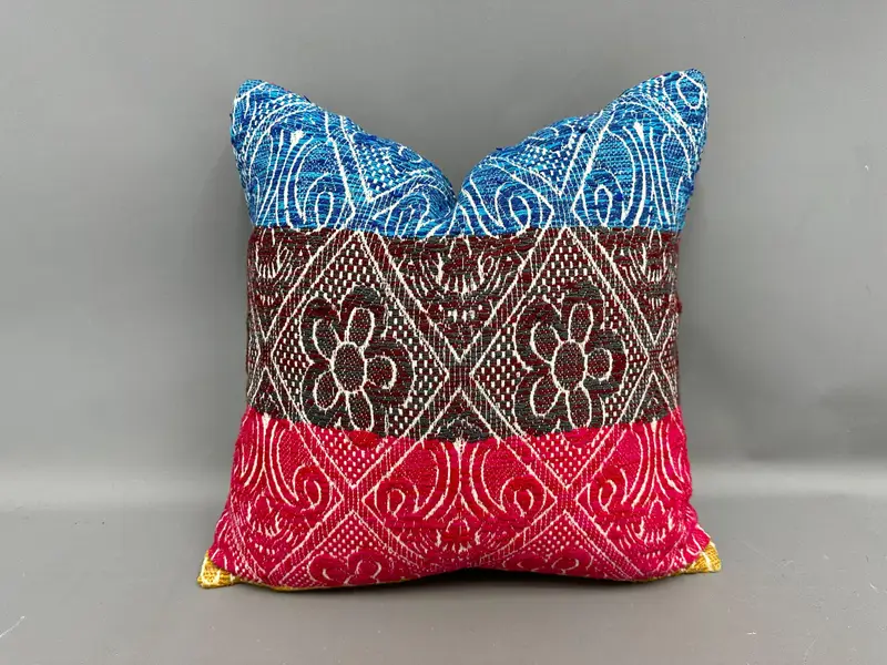 Kilim Pillow, Interior Designer Pillow, Pillow, Bohemian Cushion Cushion Cover, Throw Kilim Pillow, Wholesale Cushion, 20x20 Blue Cushion - 1