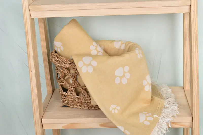 Baby Boy Gift, Personalized Bridesmaid Gift, Travel Towel, Decorative Towel, 70x36 Cotton Paw Design Towel, Peshtemal Towel, Lightweight towel - 5